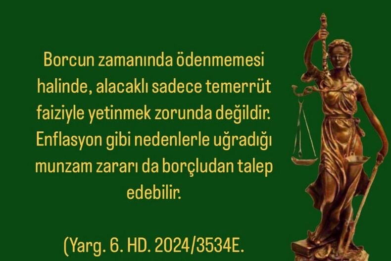 ENFLASYON VE MUNZAM ZARAR KARAR