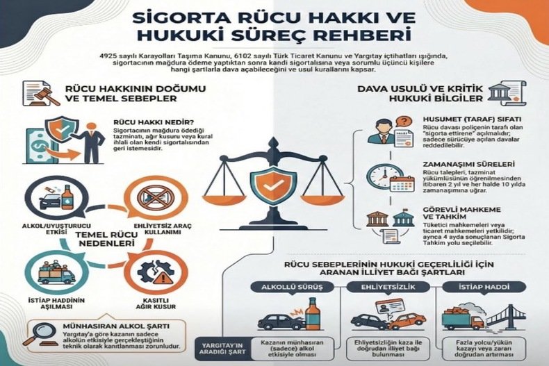 SİGORTA RÜCU HAKKI VE HUKUKİ SÜREÇ REHBERİ