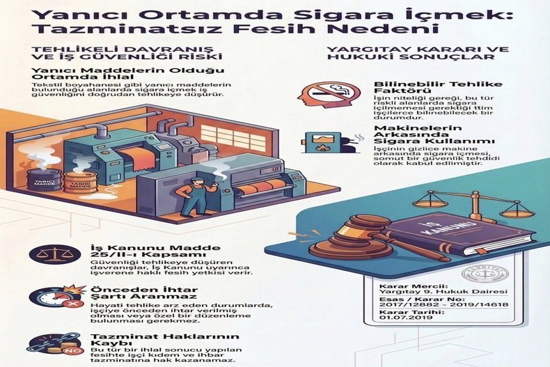YANICI ORTAMDA SİGARA İÇMEK FESİH SEBEBİ